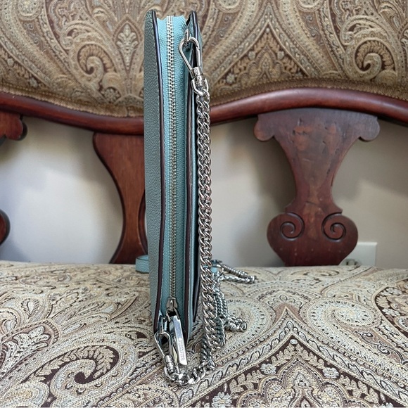 Kate Spade Margaux Small Crossbody Bag Hazy Blue Leather Chain Strap Retail $225 - Picture 11 of 16